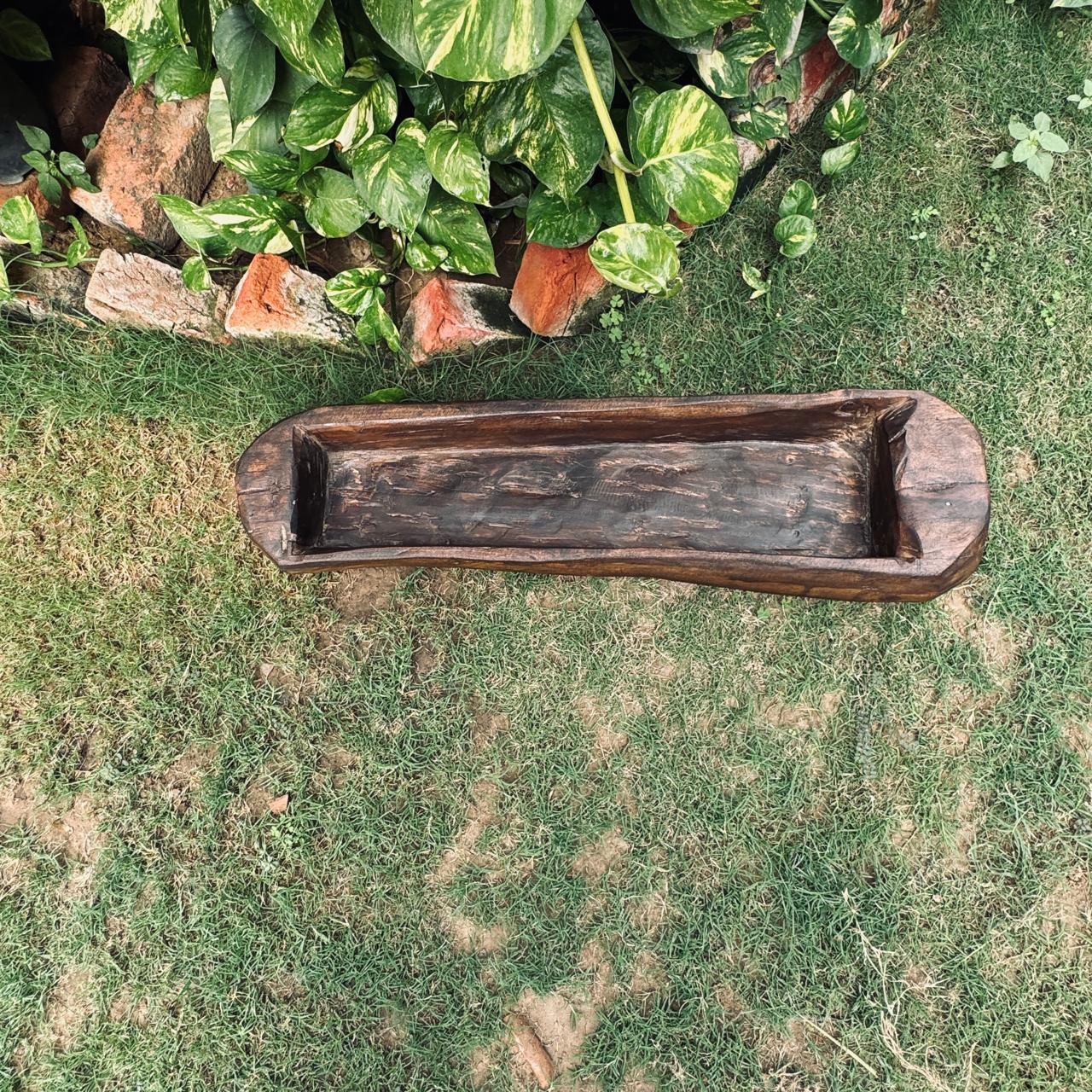 Raw  wood  Rustic planter : Burhan - 16 ( 2 feet)