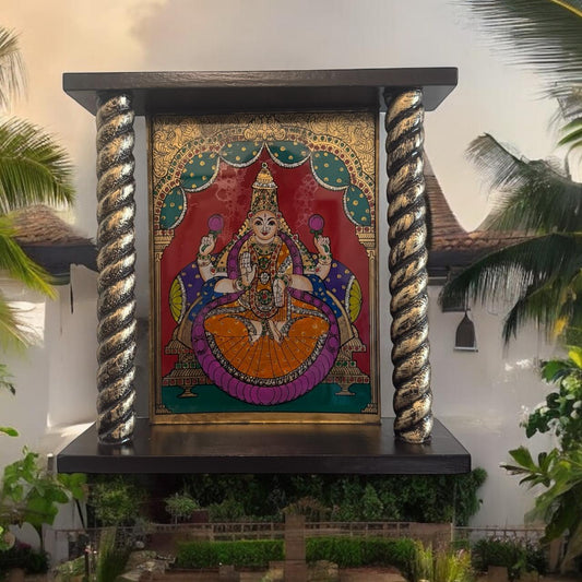 Framed glass Tanjore  Painting ( Lakshmi)