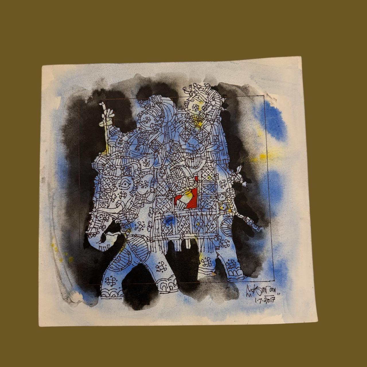 Contemporary Original Indian art - Raman Series -2