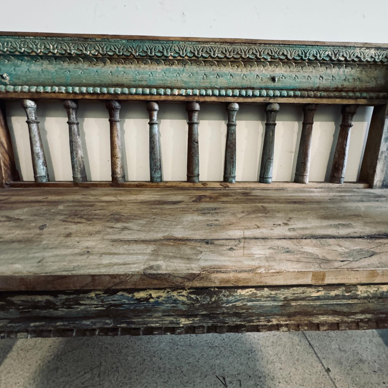 Wooden bench : Takht 1