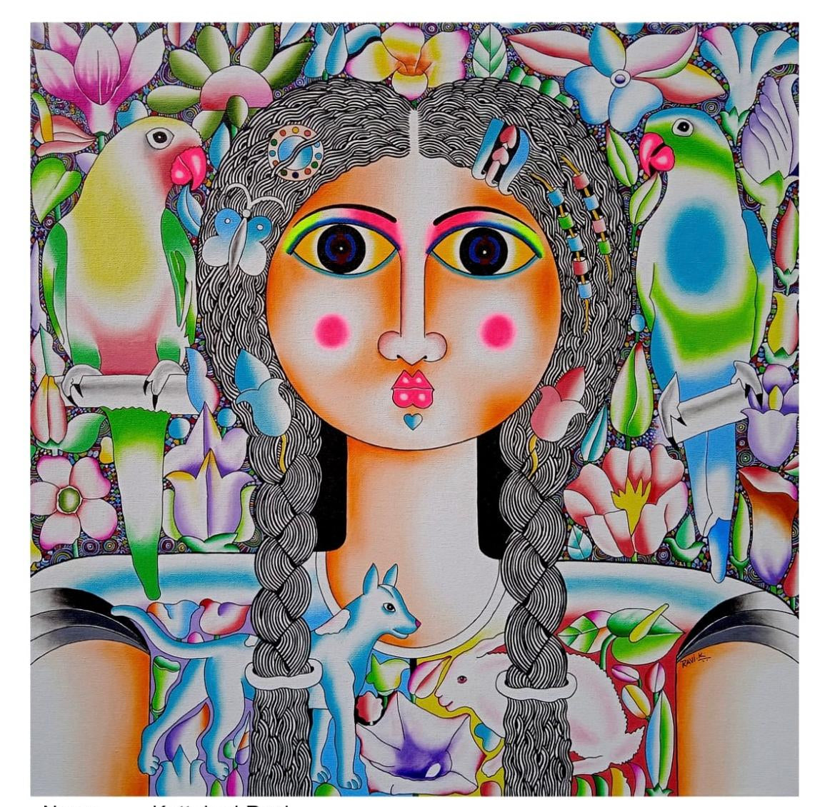 Contemporary Original Indian Art : Sweety-1