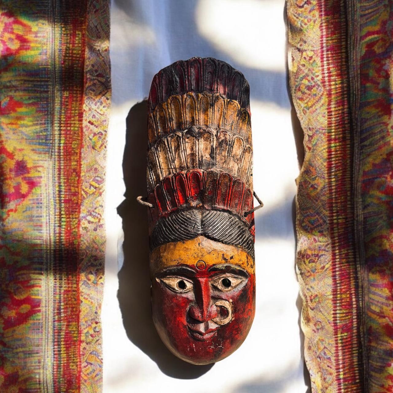 Vintage Devi Mask : Mukhauta 7